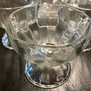 Libbey Clear Glass Dessert Bowls Set of four!!